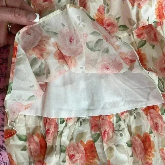 Altar'd State Women’s Plus Size Midi Tiered Cottagecore Romantic Floral Dress 2X - Picture 8 of 13